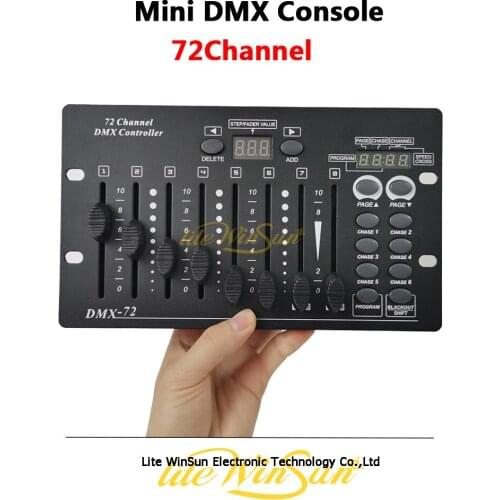 72 Channel Simple DMX 512 Controller Bar DJ Lighting Console for Stage Moving Head Light DJ Operator Equipment