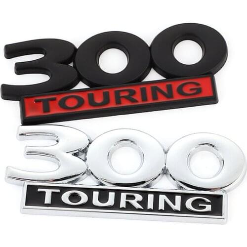 Car Sticker Metal 300 Touring Emblem Badge Motorcycle Trunk Decals for Dodge Jeep Chrysler Viper GTS 2019 Vespa GTS 300 Touring