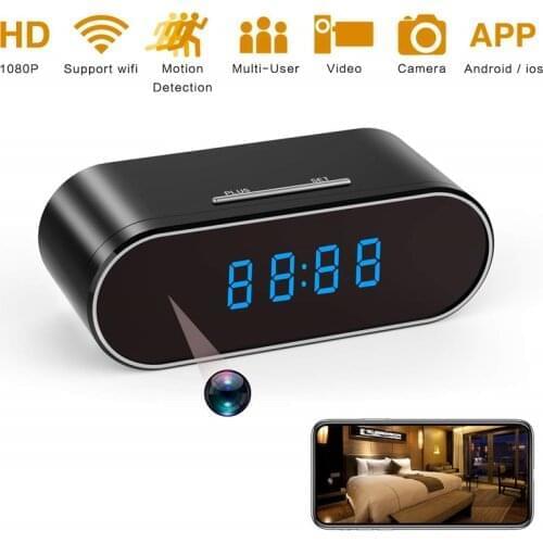 Clock Mini Camera 1080P HD micro camera wifi camera Security Night Vision Motion Detection Remote Monitor Micro wfif camera ip