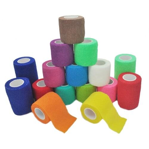 4.5m Colorful Sport Self Adhesive Elastic Bandage Wrap Tape Elastoplast For Knee Support Pads Finger Ankle Palm Shoulder