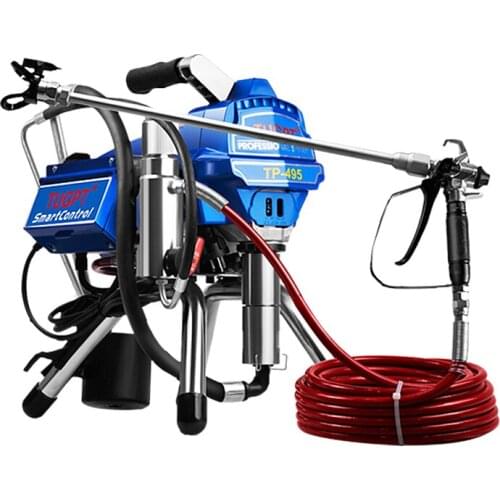 Electric Sprayer TP-495 High Pressure Paint Latex Paint Airless Waterproof Fire Prevention Coating Steel Structure Painting Tool