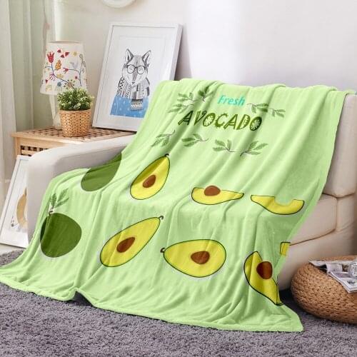 Fruit and Vegetable Series Flannel Blanket Blanket Fashion Blanket Bed/sofa/bed Cover/siesta Blanket Outdoor Microfiber Bedding