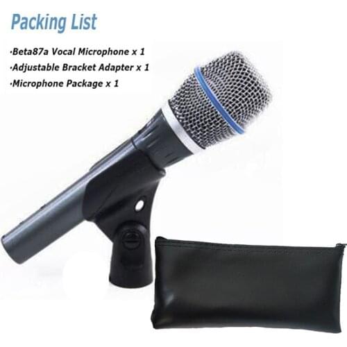 Voice Vocal Microphone Home Entertainment KTV Room Super Cardioid Dynamic Wired Mic for Mixer Audio Studio Mics