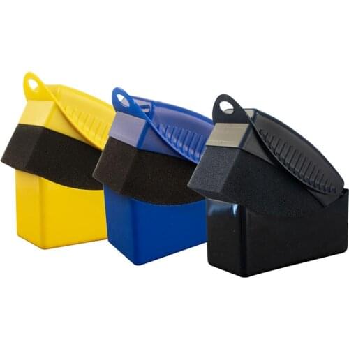 Car Wheel Tire Waxing Sponge Polishing Sponge Brush With Cover High Pressure Cleaner PP Washing Auto Clean Detail Accessories