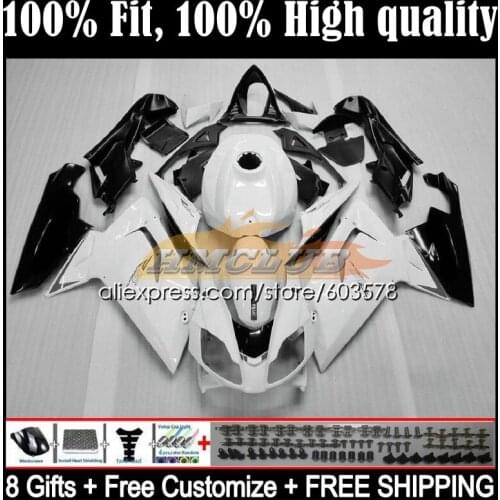 Injection For Aprilia RS-125 RS 125 RS4 54CL.8 RSV125 2006 2007 2008 2009 2010 2011 RS125 06 07 08 09 11 Fairings White black