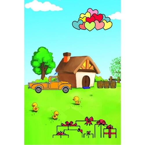 DABOXIBO Farm Truck Metal Cutting Dies Clear Stamps Mold For DIY Scrapbooking Cards Making Decorate Crafts 2020 NEW