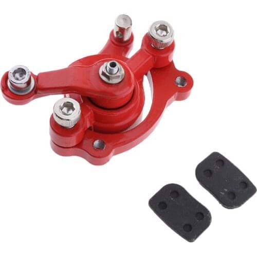 Motorcycle Metal Rear Brake Caliper for Chinese Mini Gas Electric Go Kart ATV (Red)