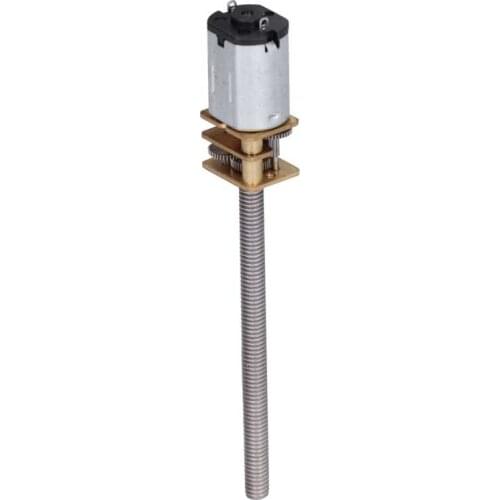 DC 6V Linear Gear Motor Lead Screw Gearbox M4x55mm 90RPM for Home Appliances Robot Gear Motor