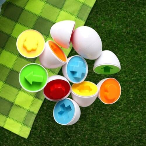 Educational Toys Matching Smart Eggs Twisted Eggs Childrens Shape Cognitive Matching Matching Insert Simulation Egg Toys