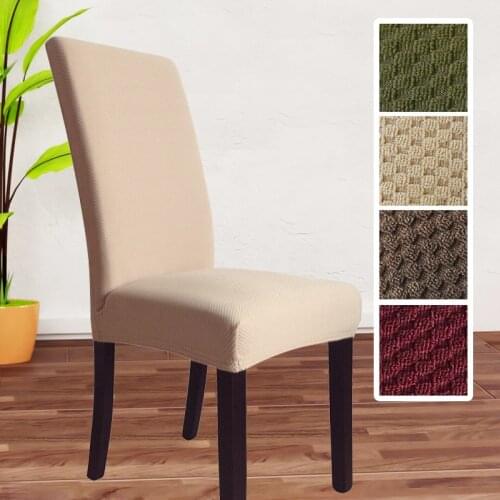 Great fit Dining Room Chair Slipcover clean chair covers fabric elastic cover