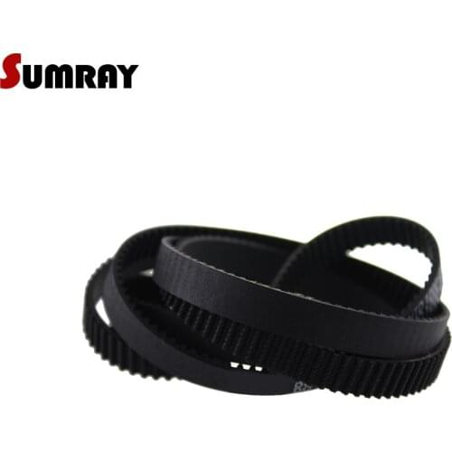 SUMRAY Timing Belt HTD 3M-804/810/813/816/825/831/840/843/885/888mm Pitch Length CNC Belt For 10mm width 3M Timing Pulleys