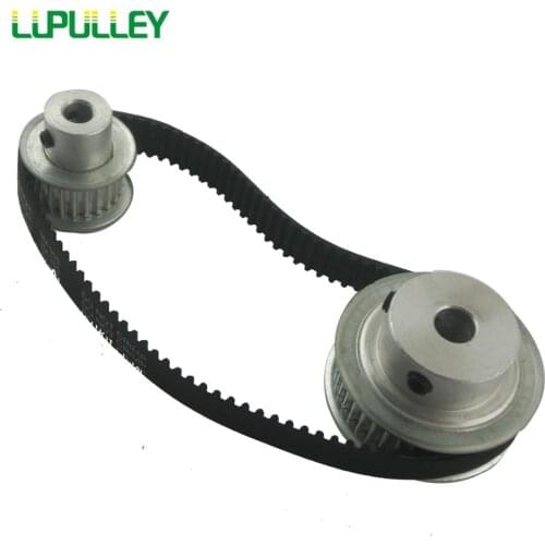LUPULLEY HTD Timing Belt Pulleys 3M 75T 15T Teeth Receleration (5:1) Engraving Machine Parts With htd 3m-306 Belt