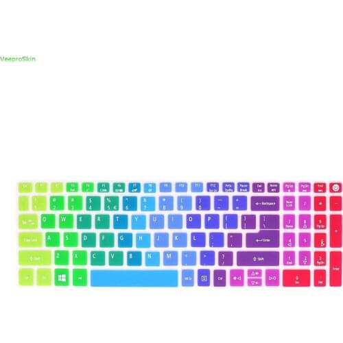 For Acer Aspire E15 E 15 E5-576 E5576 V3 V15 E5-553G/575G / Aspire 3 5 7 Series Silicone Keyboard Cover Protector 15.6 Inch