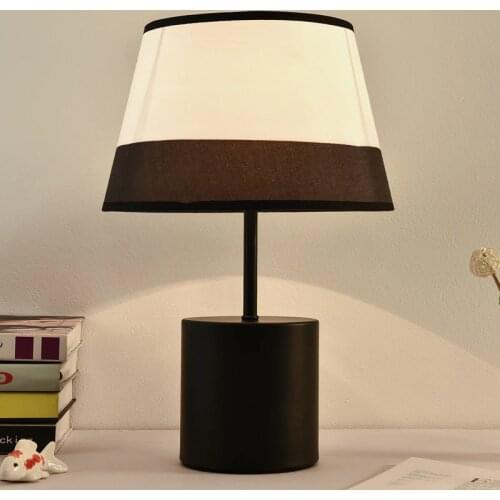Modern Fabric Table Lamps for Bedroom Bedside Desk Lamp Hotel Office Stand Light Fixtures Living Room Decoration Home Art Decor