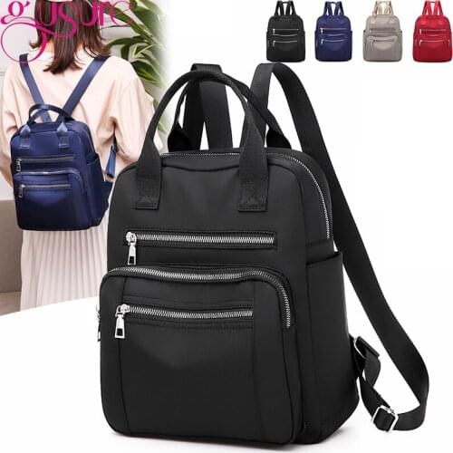 Gusure Teenage Shoulder Bags Female Backpack Fashion Women Rucksack Daypack Girl School Bag Large Capacity Student Schoolbags