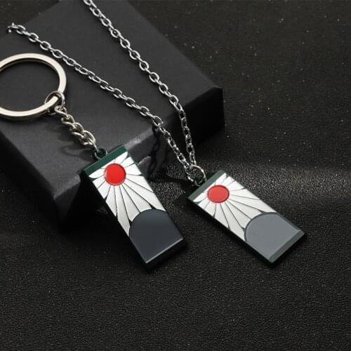 Swordsman Japanese Cartoon Boy comics Killer Pendant Necklaces Keychain Earrings Chains Keyring Jewelry Gift Fans Kids