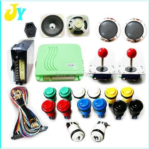2200 in 1 Mutli Game Board 3D game PCB 12V power supply Power Jamma Harness wire 5kinds of joystick Buttons Arcade DIY Kit