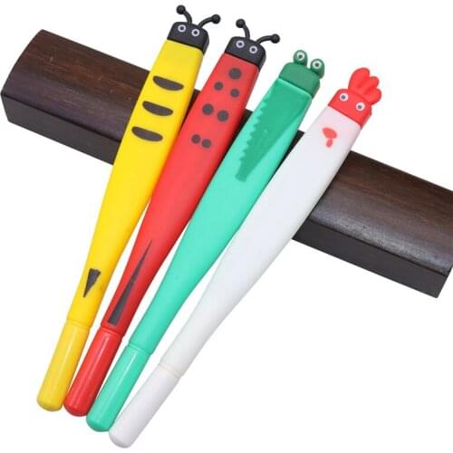 40 pcs Animal Insects Creative Children Cartoon Student gel pen Advertising Promotion Gift Student School Office Nib 0.5mm