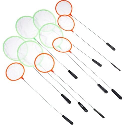 5PCS/Set Random Size S M Portable Fish Net Filter Shrimp Fishing Fish Tank Aquarium Dense Mesh Small Pore Tool