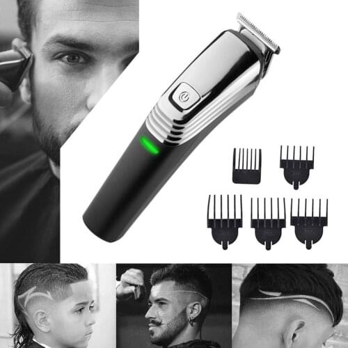 6 in 1 Men Electric Hair Clipper Multifunction Shaver Washable USB Rechargeable Nose Trimmer Shaving Hair Clipper Trimmer Razors