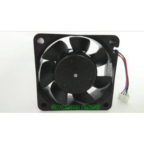 6025 d06t-24tu 61bh10 DC24V 0.11A 6cm four wire industrial computer frequency converter fan