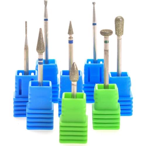 8 Type Diamond Drill Bit 8Type Milling Manicure Cutter for Pedicure Electric Machine Device Tool Nail Art Burr Drill