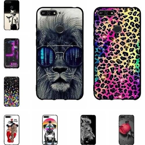Phone Case For Huawei Honor 7A Pro 5.7inch Case Silicone Soft TPU Back Cover For Huawei Y6 2018 / Y6 Prime 2018 Cover Bumper Bag