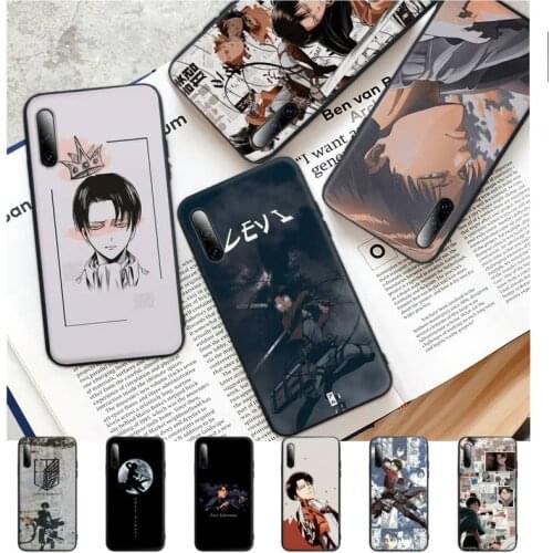 Anime Attack On Titan Levi Ackerman Phone Case For Honor 7A Pro 7C 10i 8A 8X 8S 8 9 10 20 Lite Silicone Cover