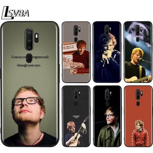 Black TPU Soft Cover 01F Edy Sheeran for OPPO A9 2020 Reno 10X ZOOM ACE 4 3 2 Z F Pro 4G 5G Phone Case