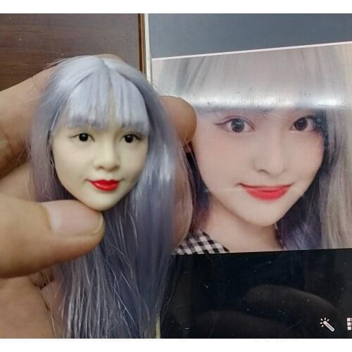 Custom 1/6 Male and Female Head Sculpture Model Private Custom fit 12 inch action figure