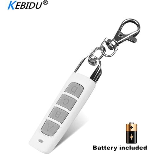 Kebidu 433MHZ 4 Buttons Clone Remote Control Wireless Transmitter Garage Gate Door Electric Copy Controller Anti-theft Lock Key