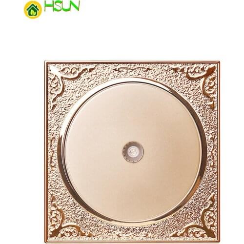 Round 86 concealed carved wall switch socket Cable television One sub two socket TV jack interface