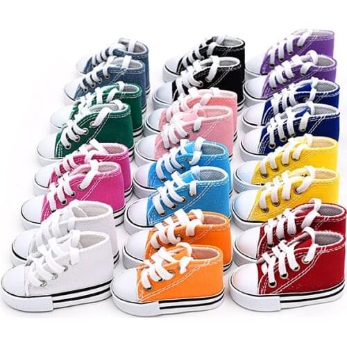 Hot sale 7.5 cm Doll Shoes For 16-18 Inch unisex Doll & New Born Baby Doll 43 cm & Our Generation Doll Clothes Accessories