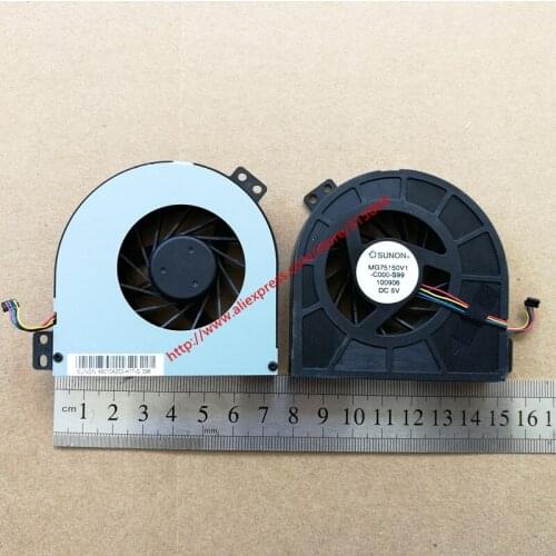 New laptop Gpu cooling fan for Dell Precision M4600 5PJ49 MG75150V1-C000-S99 05PJ49 5PJ49 49010A200-H17-G DC5V 0.28A