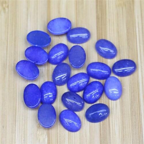Wholesale 10x14mm Natural Volcano Cherry Quartz Gem Stones Oval Cabochon CAB No Drill Hole Jewelry Making 30pcs