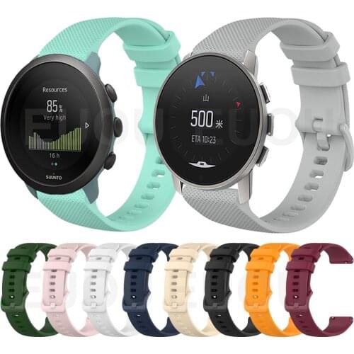Wristband Strap For SUUNTO 9 PEAK Silicone Watch Band For SUUNTO 3 Watchband Replace Bracelet Belt Wriststrap