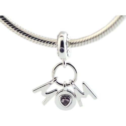 DIY Beads Charms Silver 925 Original Bracelet Sterling-Silver-Jewelry Perfect Mom Bead for jewelry Berloque Perles