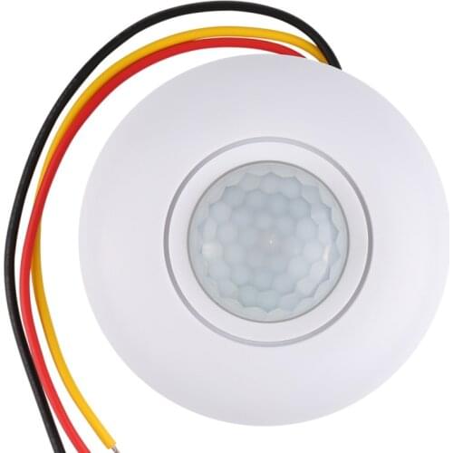 Sensory Switch Ceiling Type Body Infrared Sensor Switch AC 220V PIR Infrared Body Motion Sensor Detector Control Smart Switch