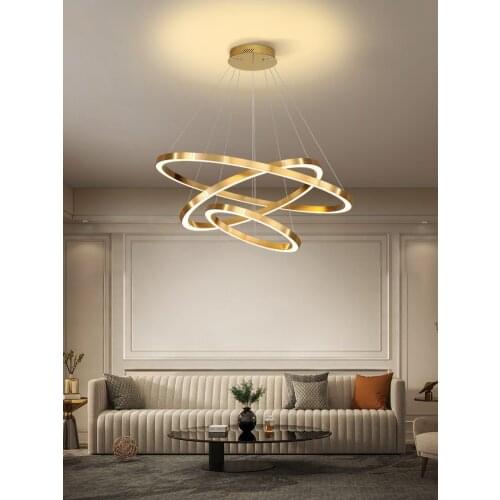 High Quality Modern Restaurant K9 Suspend Golden LED Crystal Chandelier Light Bedroom Pendant Hanging Lamp For Dining Room