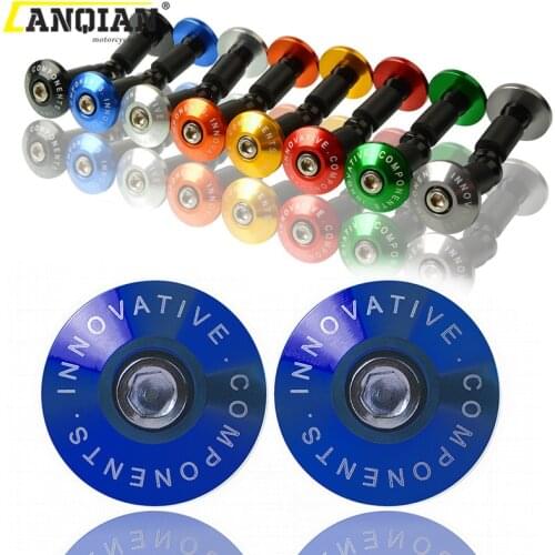 Universal Motorcycle handlebar cap handle bar ends slider plug grips for BMW G650GS F650CS F800GT R1200GS HP2 SPORT S1000R K1300