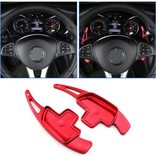 Steering Wheel Paddle Shifter Extension For Mercedes Benz A B C E GLE Class W176 W205 W246 C117 W218 Aluminum Shift Paddle Blade