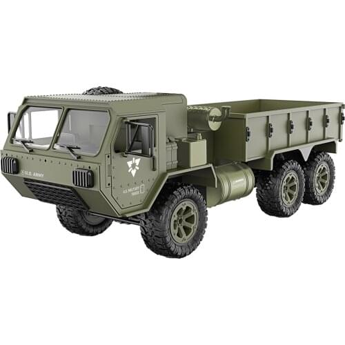 Fayee 1/12 RC Military Truck 2.4G 6WD 20km/h Remote Control U.S. Army Military Truck RTR Model Outdoor Vehicle Gift For Toys Kid