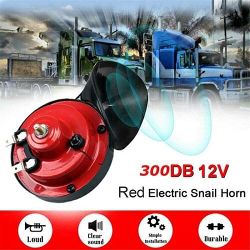 1 Pair 300DB Super Train Horn for Truck Car Boat Motorcycle 12V Electric Horn