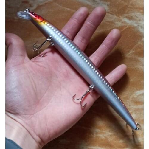 18.5cm/23g Fishing Lure Bait Long Shot Bait Pencil Casting Lures Minnow Crankbait Sea Saltwater Bass Pike Trout Pancing Tackle H