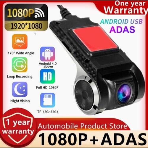 1080 P Car recorder Car dvr android dash cam adas dvr Night vision FUll HD1080P Car dashcam Loop Recording android dvr