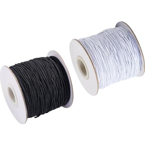 Elastic Band Stretch Round Bungee Cord Braided Trims Knitting DIY Crafts