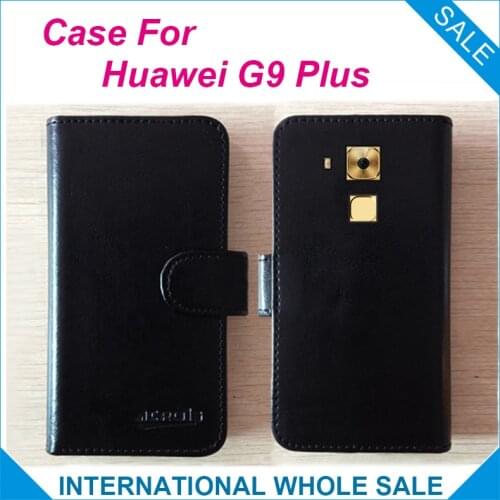 Hot! 2016 For Huawei G9 Plus Case,6 Colors High Quality Leather Exclusive Protective Phone Cover Tracking