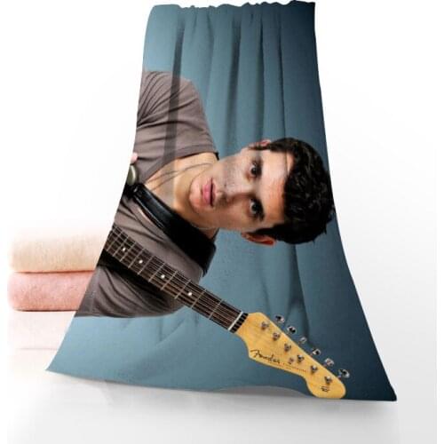 John Mayer Towel Printed Cotton Face/Bath Towels Microfiber Fabric For Kids Men Women Shower Towels 70X140cm