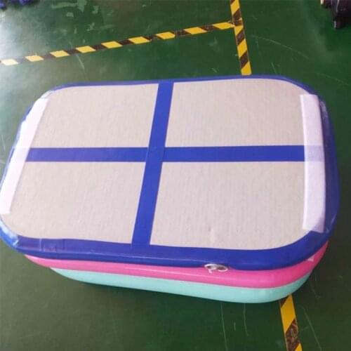 Good Quality Inflatable Air Block For Gymnastics Training Air Board Mini Airtrack 1*0.6m Air Mattress Cheerleading Tumbling Mat