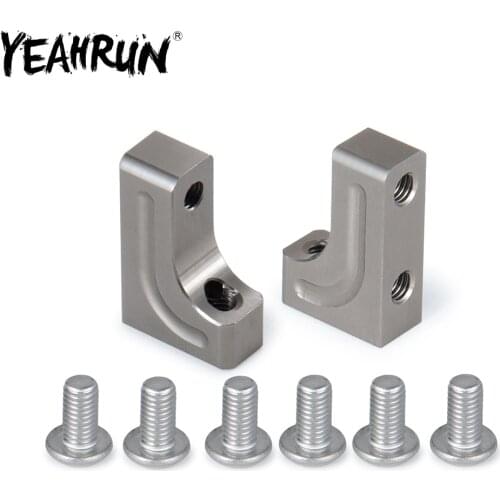 YEAHRUN Aluminum Alloy Servo Fixed Mount Bracket for 1/10 RC Crawler Axial SCX10 RC Climbing Car Upgrade Parts